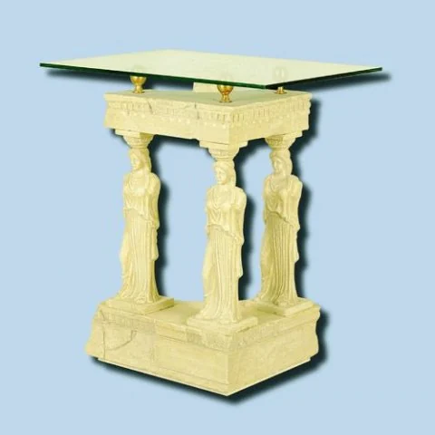 Μικρογραφία αρχαιοελληνικού αρχιτεκτονικού περιπτέρου με κίονες.
